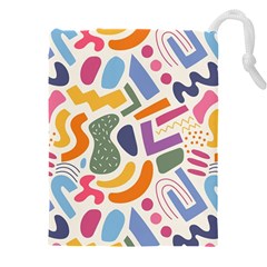 Abstract Pattern Background Drawstring Pouch (5xl)