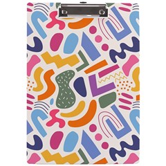 Abstract Pattern Background A4 Acrylic Clipboard