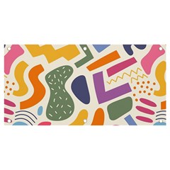 Abstract Pattern Background Banner And Sign 4  X 2 