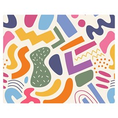 Abstract Pattern Background Premium Plush Fleece Blanket (medium)