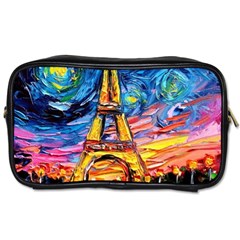 Eiffel Tower Starry Night Print Van Gogh Toiletries Bag (two Sides)