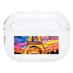 Eiffel Tower Starry Night Print Van Gogh Hard PC AirPods Pro Case Front