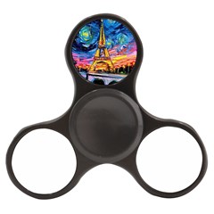 Eiffel Tower Starry Night Print Van Gogh Finger Spinner by Maspions