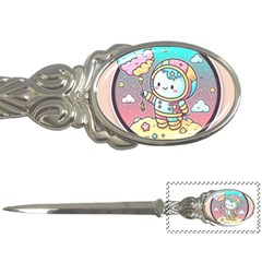 Boy Astronaut Cotton Candy Childhood Fantasy Tale Literature Planet Universe Kawaii Nature Cute Clou Letter Opener by Maspions