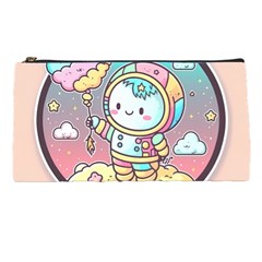 Boy Astronaut Cotton Candy Childhood Fantasy Tale Literature Planet Universe Kawaii Nature Cute Clou Pencil Case by Maspions