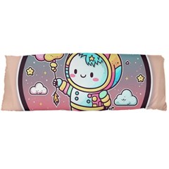 Boy Astronaut Cotton Candy Childhood Fantasy Tale Literature Planet Universe Kawaii Nature Cute Clou Body Pillow Case Dakimakura (two Sides) by Maspions