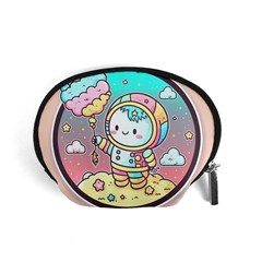 Boy Astronaut Cotton Candy Childhood Fantasy Tale Literature Planet Universe Kawaii Nature Cute Clou Accessory Pouch (small) by Maspions