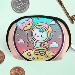 Boy Astronaut Cotton Candy Childhood Fantasy Tale Literature Planet Universe Kawaii Nature Cute Clou Accessory Pouch (medium) by Maspions