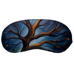 Tree Branches Mystical Moon Expressionist Oil Painting Acrylic Painting Abstract Nature Moonlight Ni Sleep Mask by Maspions