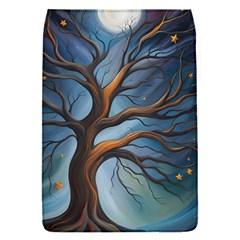 Tree Branches Mystical Moon Expressionist Oil Painting Acrylic Painting Abstract Nature Moonlight Ni Removable Flap Cover (s)