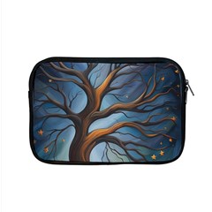 Tree Branches Mystical Moon Expressionist Oil Painting Acrylic Painting Abstract Nature Moonlight Ni Apple Macbook Pro 15  Zipper Case