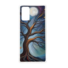 Tree Branches Mystical Moon Expressionist Oil Painting Acrylic Painting Abstract Nature Moonlight Ni Samsung Galaxy Note 20 Tpu Uv Case