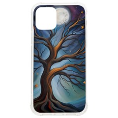 Tree Branches Mystical Moon Expressionist Oil Painting Acrylic Painting Abstract Nature Moonlight Ni Iphone 12/12 Pro Tpu Uv Print Case by Maspions