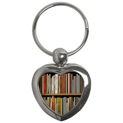 Book Nook Books Bookshelves Comfortable Cozy Literature Library Study Reading Reader Reading Nook Ro Key Chain (heart) by Maspions