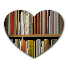 Book Nook Books Bookshelves Comfortable Cozy Literature Library Study Reading Reader Reading Nook Ro Heart Mousepad by Maspions