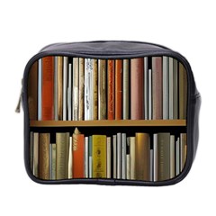 Book Nook Books Bookshelves Comfortable Cozy Literature Library Study Reading Reader Reading Nook Ro Mini Toiletries Bag (two Sides)