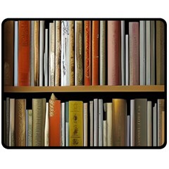 Book Nook Books Bookshelves Comfortable Cozy Literature Library Study Reading Reader Reading Nook Ro Fleece Blanket (medium) by Maspions