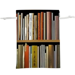 Book Nook Books Bookshelves Comfortable Cozy Literature Library Study Reading Reader Reading Nook Ro Lightweight Drawstring Pouch (xl)