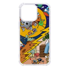 Astronaut Moon Monsters Spaceship Universe Space Cosmos Iphone 13 Pro Tpu Uv Print Case