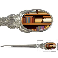 Book Nook Books Bookshelves Comfortable Cozy Literature Library Study Reading Room Fiction Entertain Letter Opener by Maspions