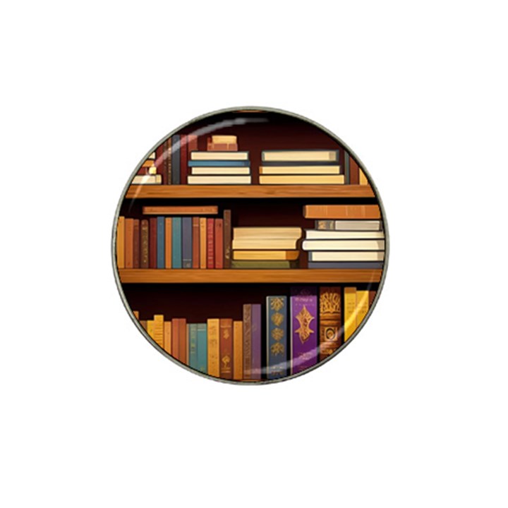 Book Nook Books Bookshelves Comfortable Cozy Literature Library Study Reading Room Fiction Entertain Hat Clip Ball Marker