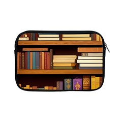 Book Nook Books Bookshelves Comfortable Cozy Literature Library Study Reading Room Fiction Entertain Apple Ipad Mini Zipper Cases by Maspions