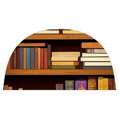 Book Nook Books Bookshelves Comfortable Cozy Literature Library Study Reading Room Fiction Entertain Anti Scalding Pot Cap by Maspions