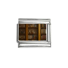 Books Book Shelf Shelves Knowledge Book Cover Gothic Old Ornate Library Italian Charm (9mm)