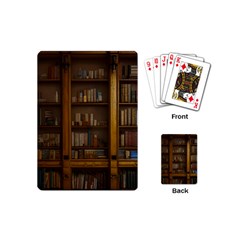 Books Book Shelf Shelves Knowledge Book Cover Gothic Old Ornate Library Playing Cards Single Design (mini) by Maspions