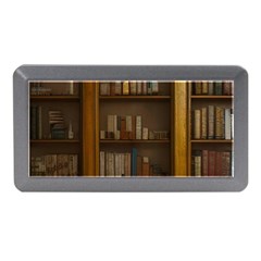 Books Book Shelf Shelves Knowledge Book Cover Gothic Old Ornate Library Memory Card Reader (mini) by Maspions