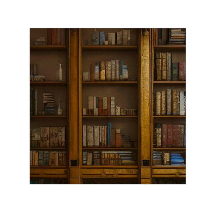 Books Book Shelf Shelves Knowledge Book Cover Gothic Old Ornate Library Square Satin Scarf (30  x 30 )