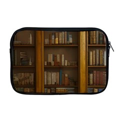 Books Book Shelf Shelves Knowledge Book Cover Gothic Old Ornate Library Apple Macbook Pro 17  Zipper Case by Maspions