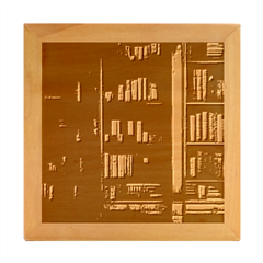 Books Book Shelf Shelves Knowledge Book Cover Gothic Old Ornate Library Wood Photo Frame Cube by Maspions