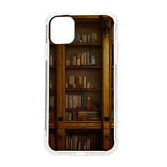 Books Book Shelf Shelves Knowledge Book Cover Gothic Old Ornate Library Iphone 11 Tpu Uv Print Case by Maspions