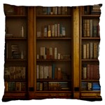 Books Book Shelf Shelves Knowledge Book Cover Gothic Old Ornate Library 16  Baby Flannel Cushion Case (Two Sides) Front