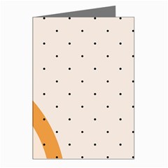 Abstract Geometric Bauhaus Polka Dots Retro Memphis Rainbow Greeting Cards (pkg Of 8)