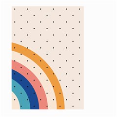 Abstract Geometric Bauhaus Polka Dots Retro Memphis Rainbow Large Garden Flag (two Sides)