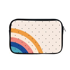 Abstract Geometric Bauhaus Polka Dots Retro Memphis Rainbow Apple Macbook Pro 13  Zipper Case