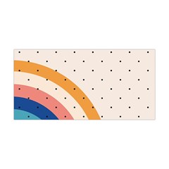 Abstract Geometric Bauhaus Polka Dots Retro Memphis Rainbow Yoga Headband by Maspions