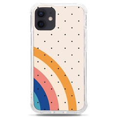 Abstract Geometric Bauhaus Polka Dots Retro Memphis Rainbow Iphone 12 Mini Tpu Uv Print Case	 by Maspions