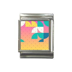 Abstract Geometric Bauhaus Polka Dots Retro Memphis Art Italian Charm (13mm)