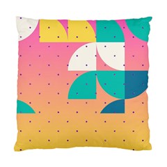 Abstract Geometric Bauhaus Polka Dots Retro Memphis Art Standard Cushion Case (two Sides)