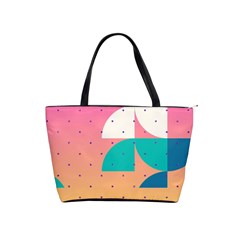 Abstract Geometric Bauhaus Polka Dots Retro Memphis Art Classic Shoulder Handbag by Maspions