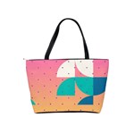 Abstract Geometric Bauhaus Polka Dots Retro Memphis Art Classic Shoulder Handbag Back