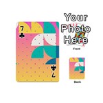 Abstract Geometric Bauhaus Polka Dots Retro Memphis Art Playing Cards 54 Designs (Mini) Front - Club7