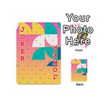 Abstract Geometric Bauhaus Polka Dots Retro Memphis Art Playing Cards 54 Designs (Mini) Front - Joker2