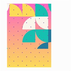 Abstract Geometric Bauhaus Polka Dots Retro Memphis Art Small Garden Flag (two Sides)