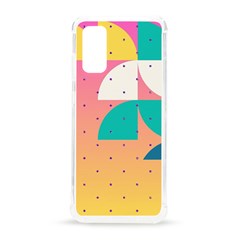 Abstract Geometric Bauhaus Polka Dots Retro Memphis Art Samsung Galaxy S20 6 2 Inch Tpu Uv Case