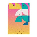 Abstract Geometric Bauhaus Polka Dots Retro Memphis Art A5 Acrylic Clipboard Back