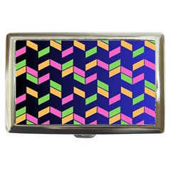 Background Pattern Geometric Pink Yellow Green Cigarette Money Case